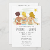 Beach Bachelorette Weekendje weg Kaart (Voorkant / Achterkant)