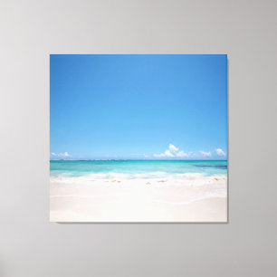 Beach Backgroud Canvas Afdruk