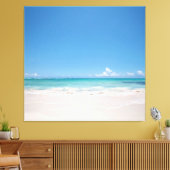 Beach Backgroud Canvas Afdruk (Insitu (Woonkamer))
