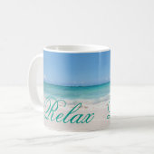 Beach Backgroud Koffiemok (Voorkant links)