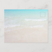 Beach Background Briefkaart Weddenschap (Achterkant)