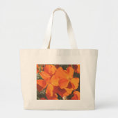 Beach Bag, CA Poppies # 3484 Grote Tote Bag (Voorkant)