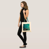 Beach Bag Green Zee Colors & Shells Tote Bag (Voorkant (model))