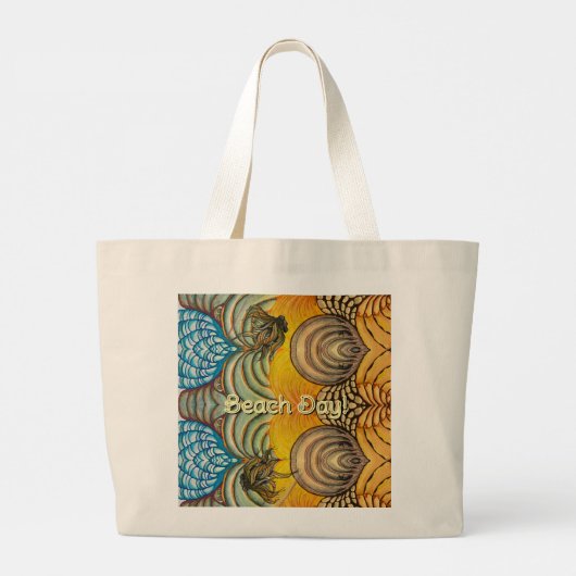 Beach Bag Grote Tote Bag (Achterkant)