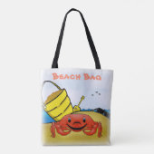 Beach Bag Tote Bag (Achterkant)