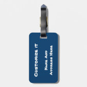 Beach Bagagelabel (Achterkant verticaal)