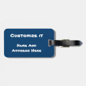 Beach Bagagelabel (Achterkant horizontaal)