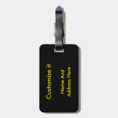 Beach Bagagelabel (Achterkant verticaal)