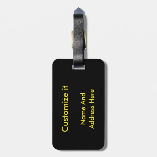 Beach Bagagelabel (Achterkant verticaal)