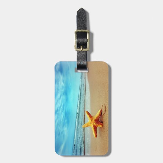 Beach Bagagelabel (Voorkant verticaal)