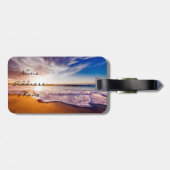 Beach Bagagelabel (Achterkant horizontaal)