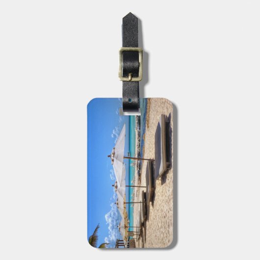 Beach bagagelabel (Voorkant verticaal)