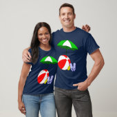 Beach Ball and Pool Umbrella Vacation T-shirt (Unisex)
