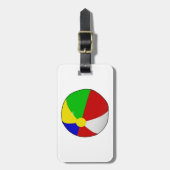 Beach Ball Bagagelabels (Voorkant verticaal)