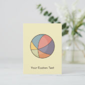 Beach Ball Briefkaart (Staand voorkant)