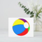 Beach Ball Briefkaart (Staand voorkant)