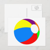 Beach Ball Briefkaart (Voorkant / Achterkant)
