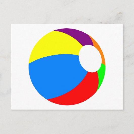 Beach Ball Briefkaart (Voorkant)