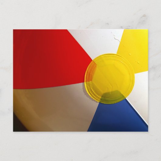 Beach Ball Briefkaart (Voorkant)