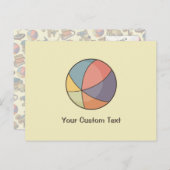 Beach Ball Briefkaart (Voorkant / Achterkant)