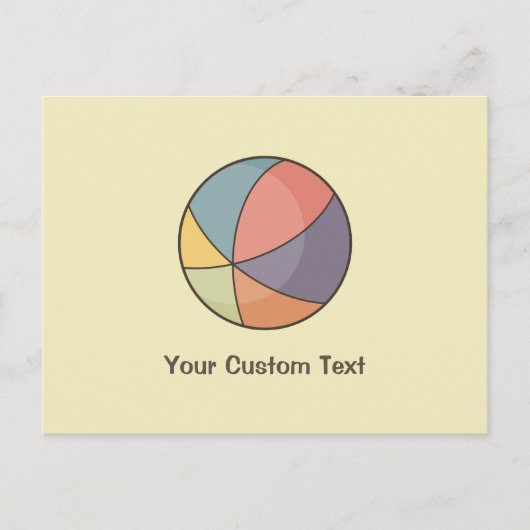 Beach Ball Briefkaart (Voorkant)