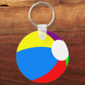 Beach Ball Button Sleutelhanger (Voorkant)