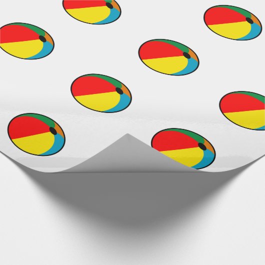 Beach Ball Cadeaupapier (Hoek)