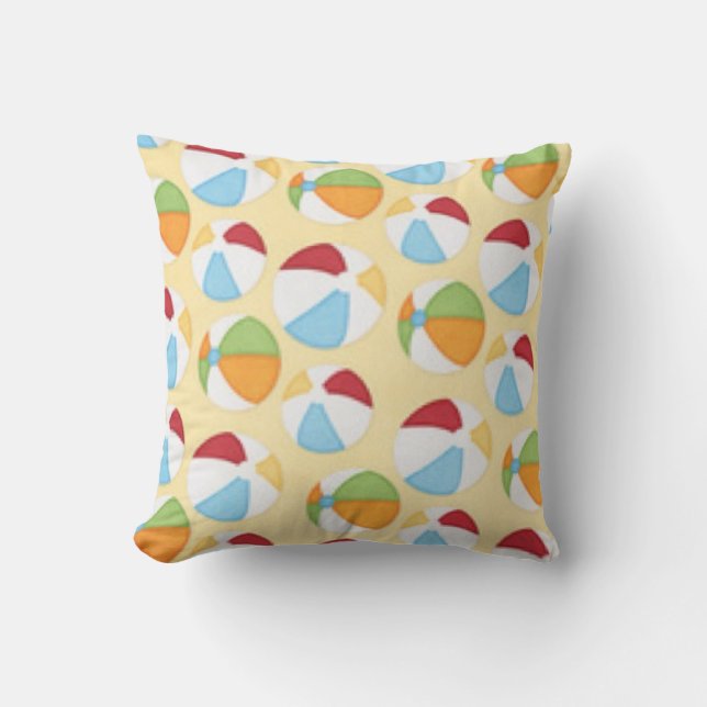 Beach Ball Design OutdoorPillow Buitenkussen (Voorkant)