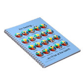 Beach Ball Emoties Notitieboek (Rechterzijde)