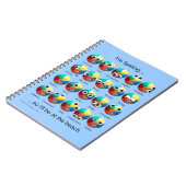 Beach Ball Emoties Notitieboek (Linkerzijde)