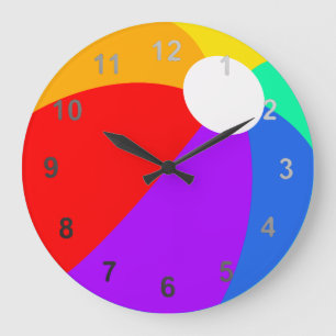 Beach Ball Grote Klok