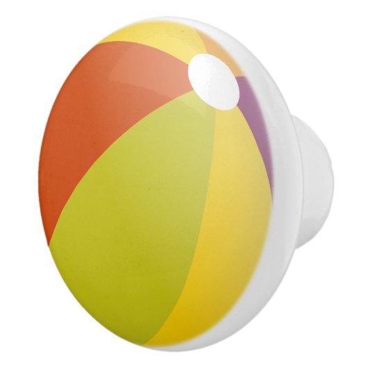 Beach Ball Keramische Knop (Rechts)