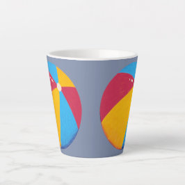 Beach Ball Latte Mok