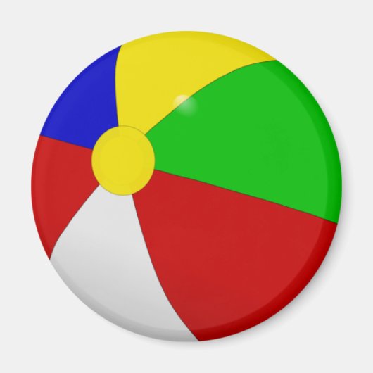 Beach Ball Magneet (Voorkant)