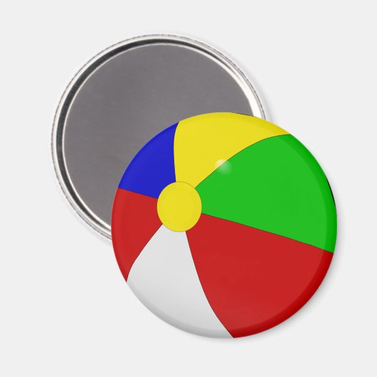BEACH BALL MAGNEET (Voorkant / Achterkant)