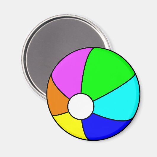 Beach Ball Magneet (Voorkant / Achterkant)