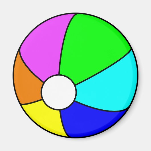 Beach Ball Magneet (Voorkant)