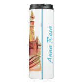 *~* Beach BALL Ocean Zee Nautical PUPPTY Thermosbeker (Achterkant)