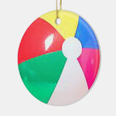 "Beach ball"-ontwerpopdraden en -producten Keramisch Ornament (Links)