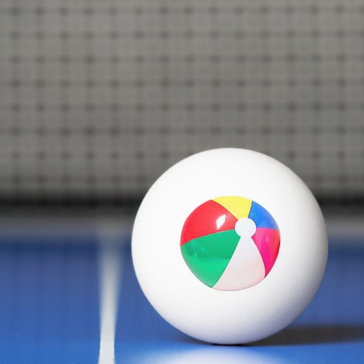 "Beach ball"-ontwerpopdraden en -producten Pingpongbal (Net)