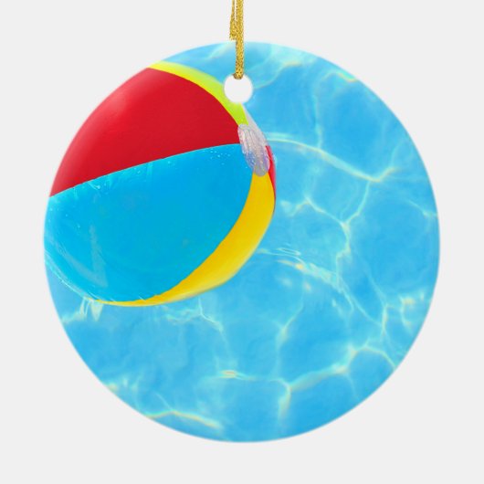 Beach Ball Ornament (Achterkant)