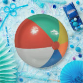 Beach Ball Papieren Bordje (Feest)