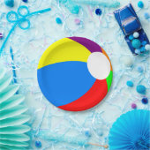 Beach Ball Papieren Bordje (Feest)