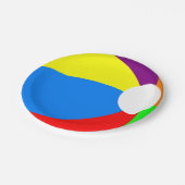 Beach Ball Papieren Bordje (Gekanteld)