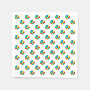 Beach Ball Patroon   Pool Party Servetten