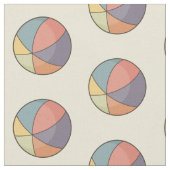 Beach Ball Patroon Stof (Close Up)
