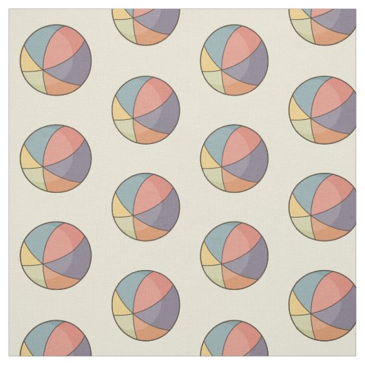 Beach Ball Patroon Stof (Swatch)
