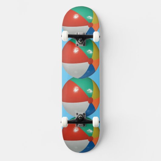 Beach Ball Persoonlijk Skateboard (Voorkant)