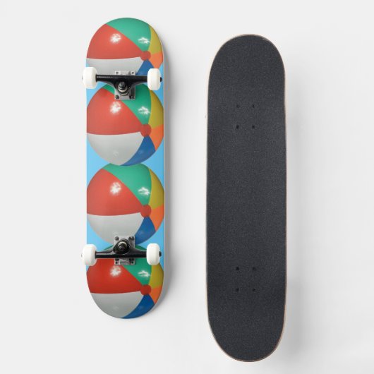 Beach Ball Persoonlijk Skateboard (Voorkant)
