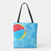 Beach Ball Persoonlijk Tote Bag (Achterkant)